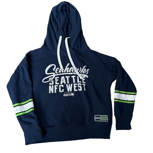 NFL Tops - 𝅺nfl Seattle Seahawks Team Apparel Hoodie Sweatshirt Medium